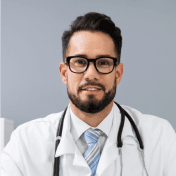 white male provider smiling